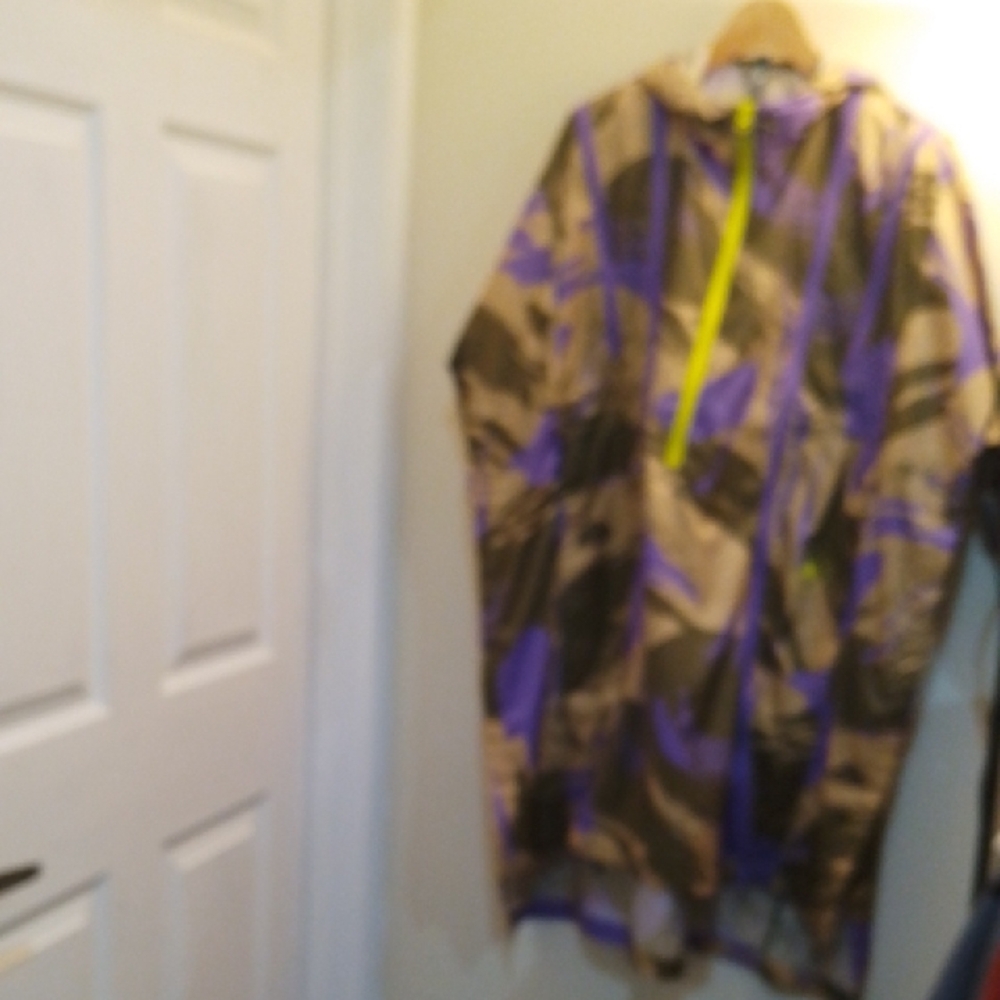 ! A6 Adidas By Stella McCartney S/M Hooded Cape Lightweight